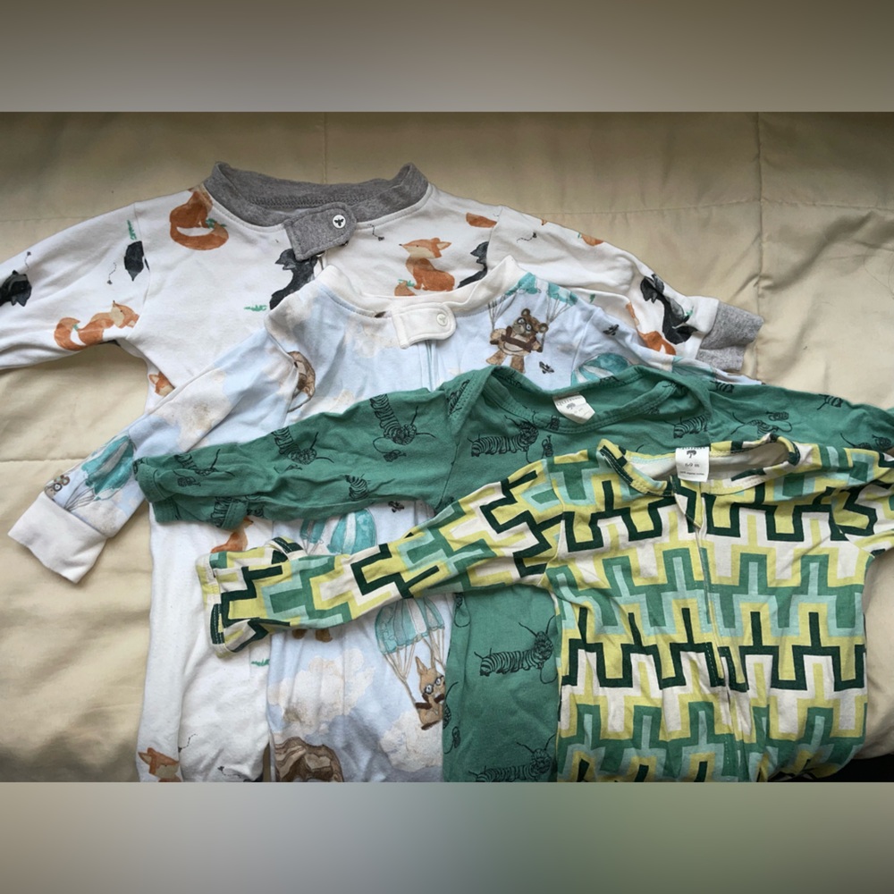 Burt's Bees Baby & Katie Quinn 6-9m Sleeper Bundle